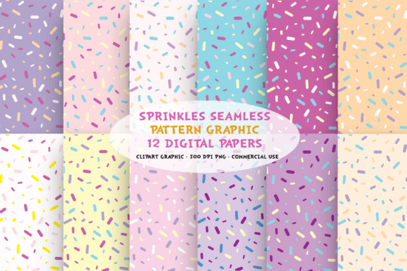 Download About Sprinkles Seamless Pattern Graphic - Sprinkles Collection