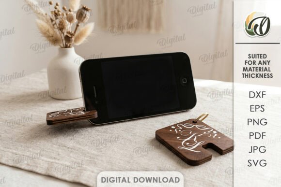 Download Keychain Phone Stand Laser Cut - Laser cut Collection
