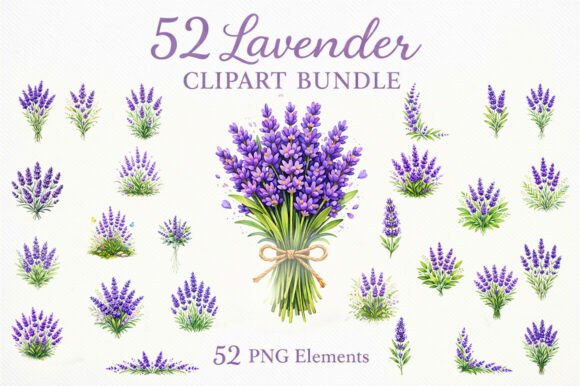 Download Lavender-watercolor-clipart-bundle-52 - Premium Resources