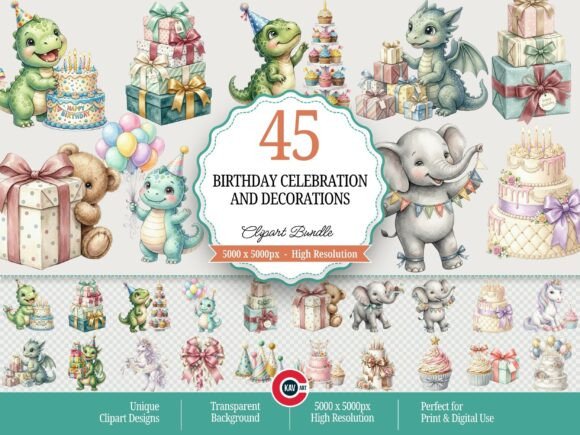 Download Birthday Celebration and Decorations - Decorations Collection