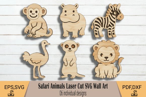 Download Safari Animals Laser Cut SVG - Laser cut Collection