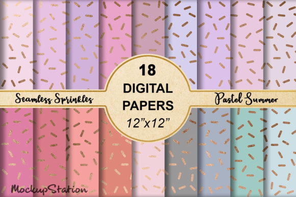 Download Seamless Sprinkles Digital Paper Bundle - Sprinkles Collection