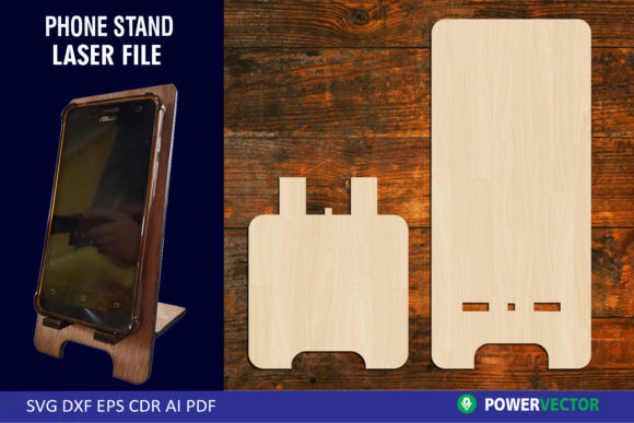 Download Phone Stand Holder Laser Cut Pattern - Laser cut Collection