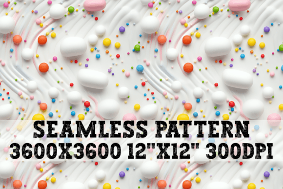 Download Sprinkles &amp; Icing Seamless Pattern - Sprinkles Collection